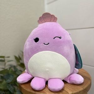 NWT squishmallows “violet” the purple octopus 7” squish